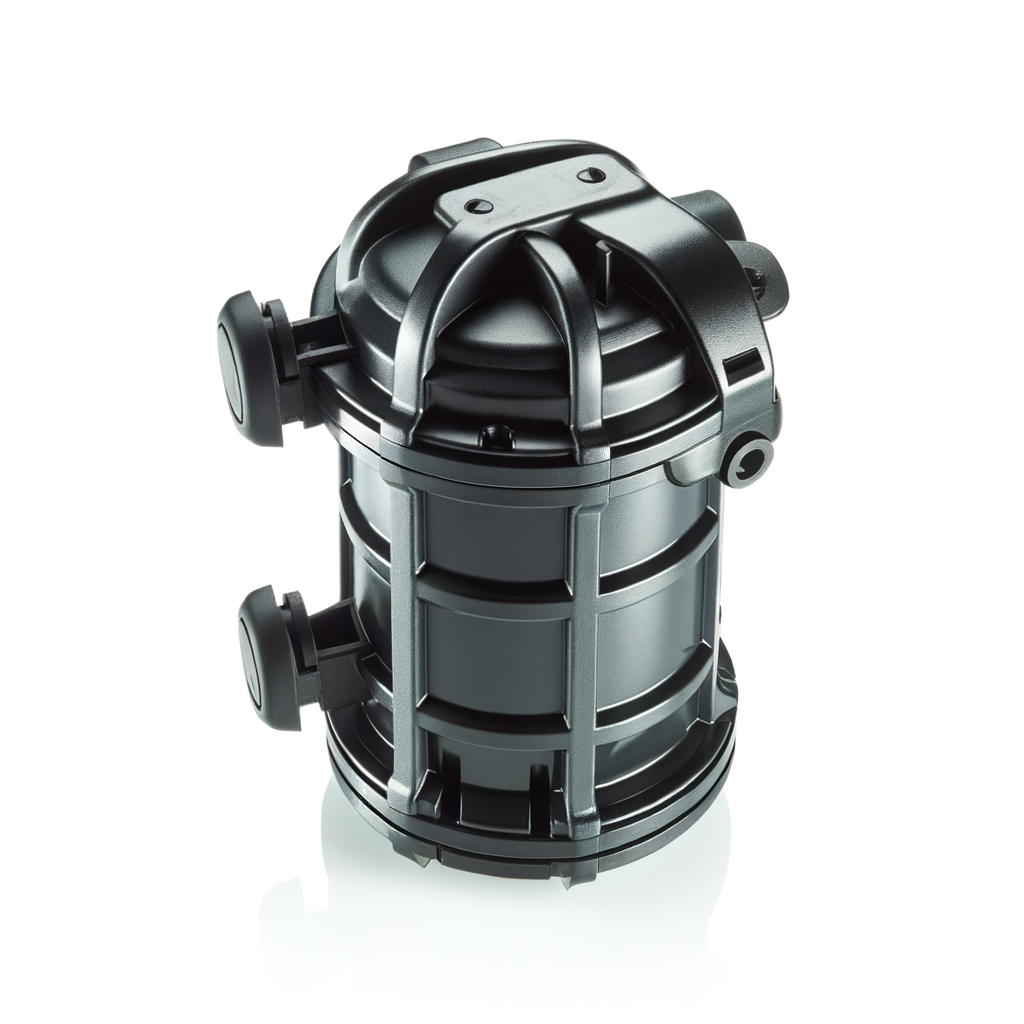 Cerradura de capó negro satinado compatible con diversos modelos del grupo Volkswagen